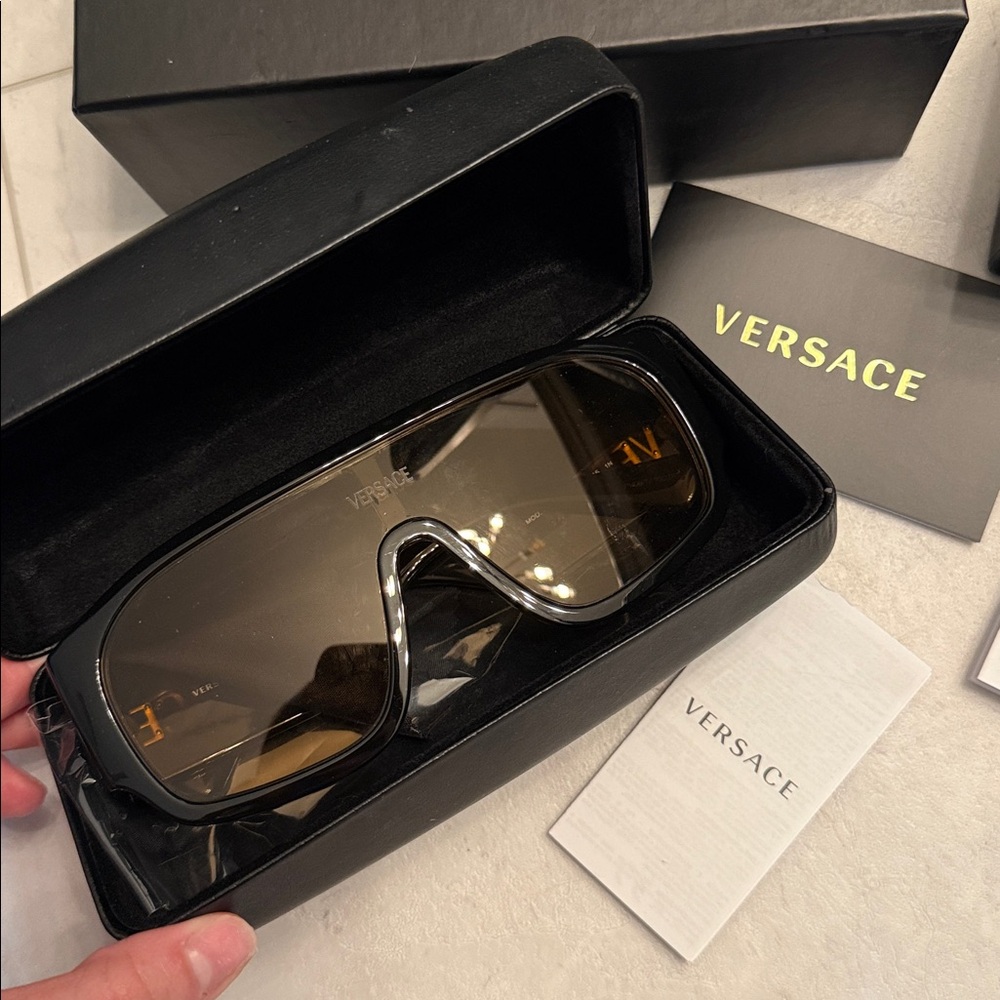 Versace Tortoise Shell Sunglasses